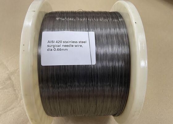 Drut ze stali nierdzewnej ciągniony na zimno w gatunku cewki AISI 420 na igły