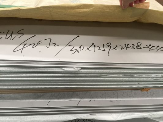 Martenzytyczne hartowane arkusze i płyty ze stali nierdzewnej JIS SUS420J2